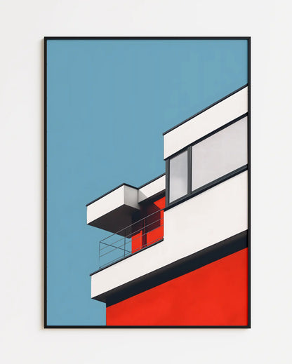 Balcony Boldness - 21 x 29.7 cm (A4) - Poster