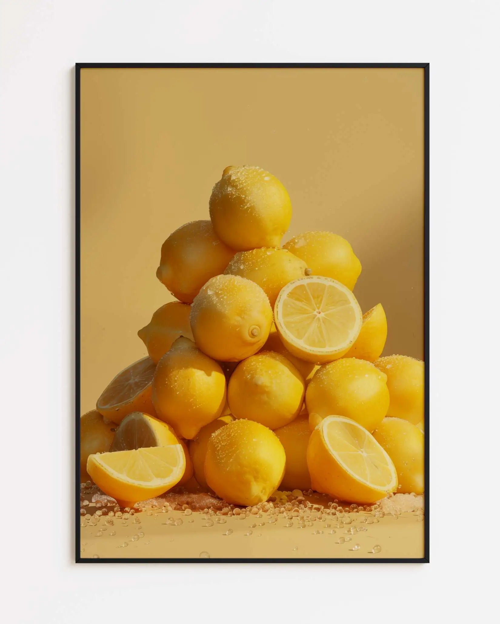 Citrons Givrés - 21 x 29.7 cm (A4) - Poster