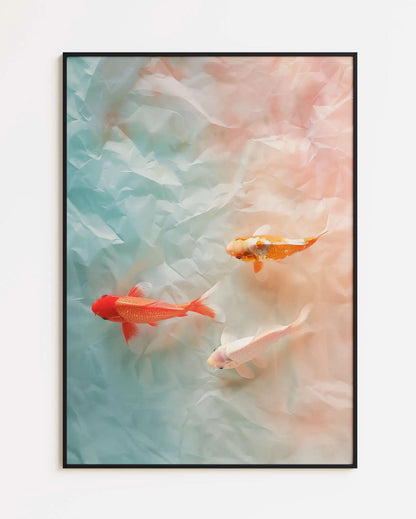 Koi Disco - 21 x 29.7 cm (A4) - Poster