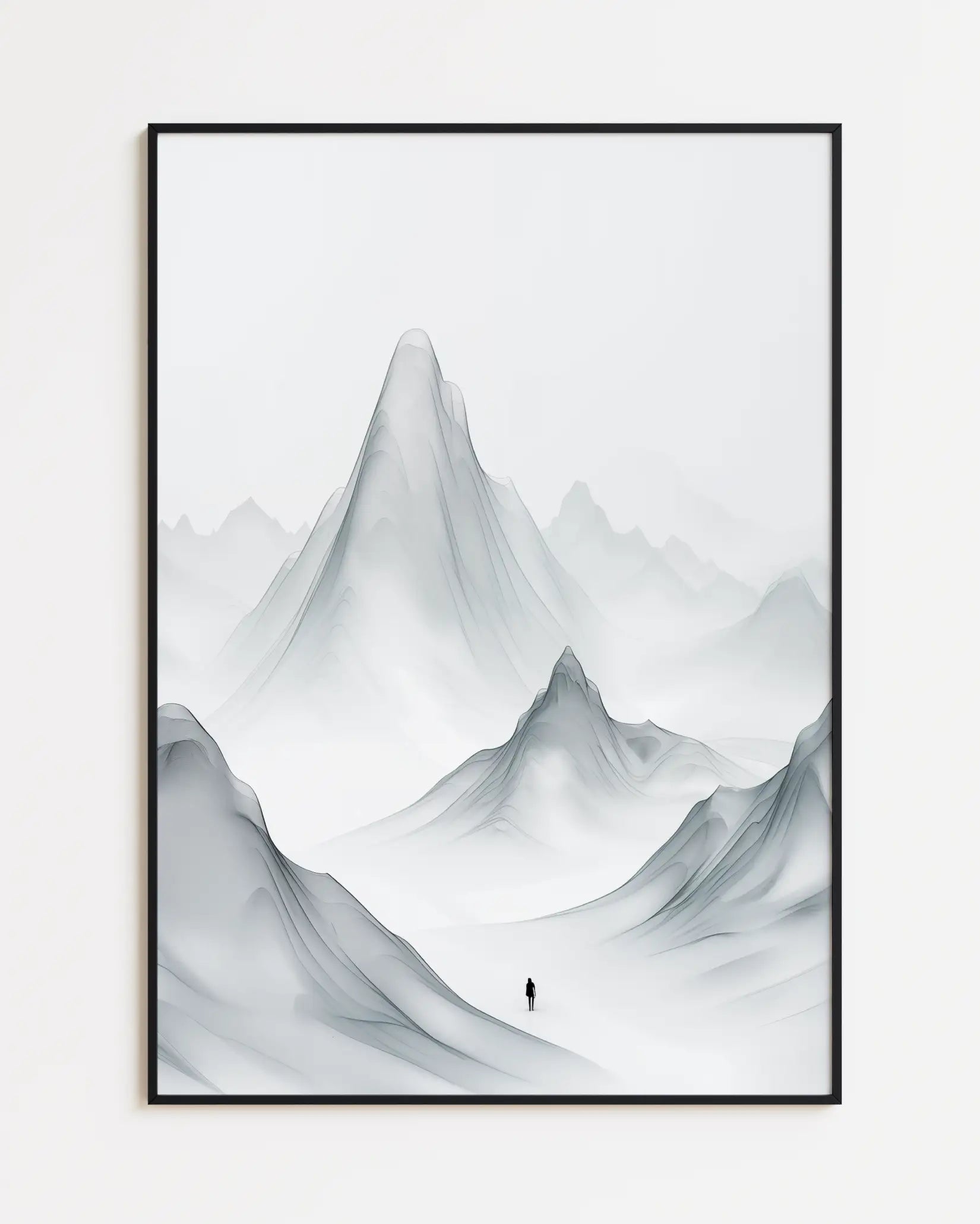 Misty Wanderer - 21 x 29.7 cm (A4) - Poster